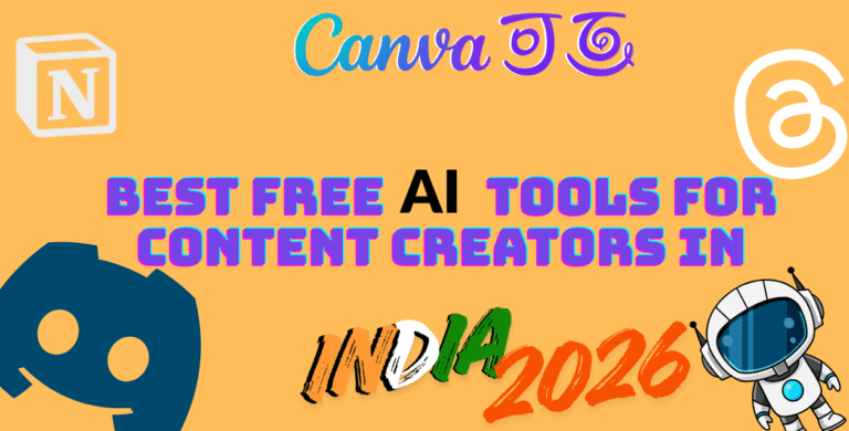 Best free AI tools for content creators in india 2026