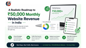 A Realistic Roadmap to ₹50,000 Monthly Website Revenue in India
